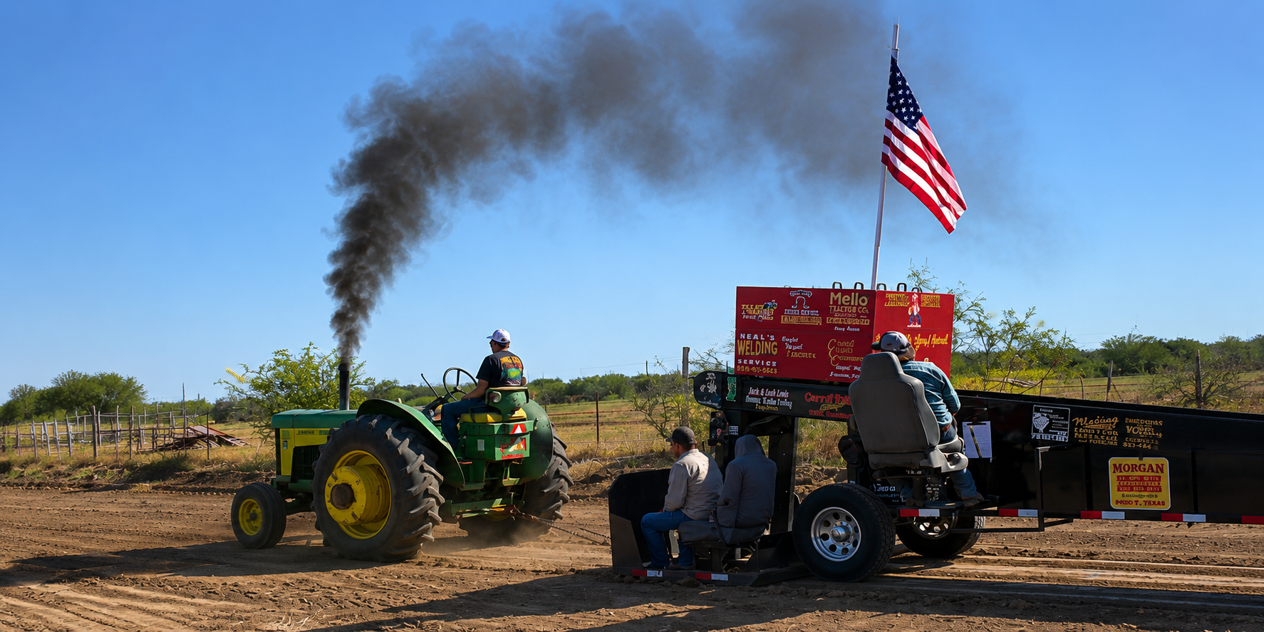 Antique tractor photo Antique tractor pull at South Texas Maize